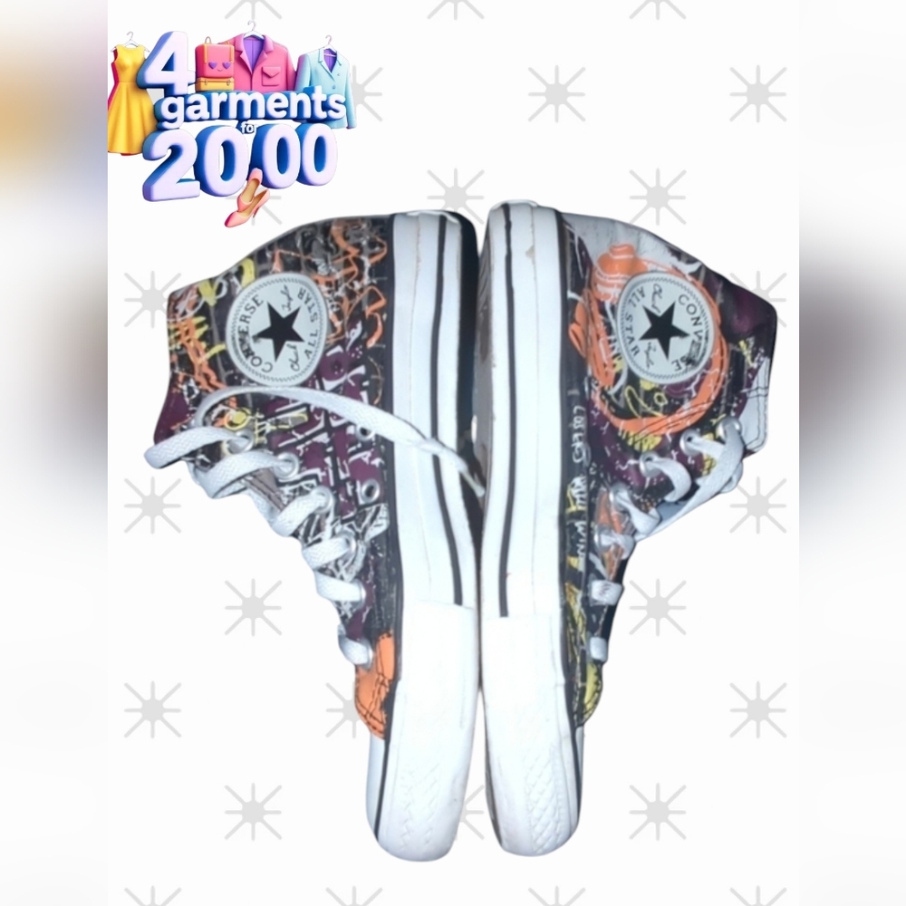 Converse chuck Taylor vinyl hi tops unisex size 7